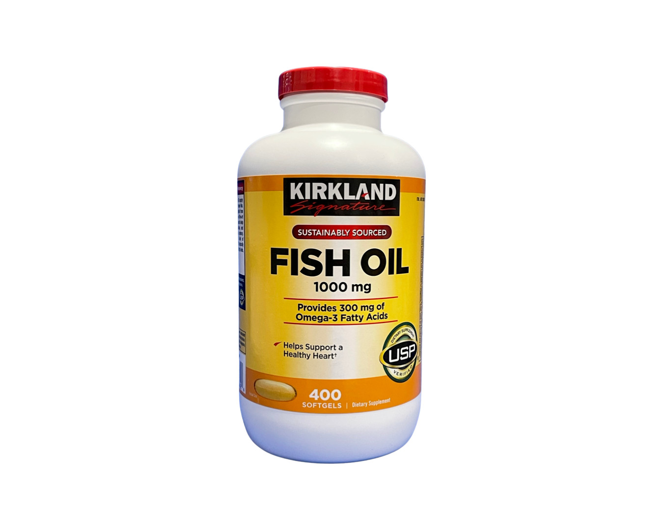 Kirkland Signature Omega-3 Fish Oil 1000 mg (400 ct.) Softgels Vitamin