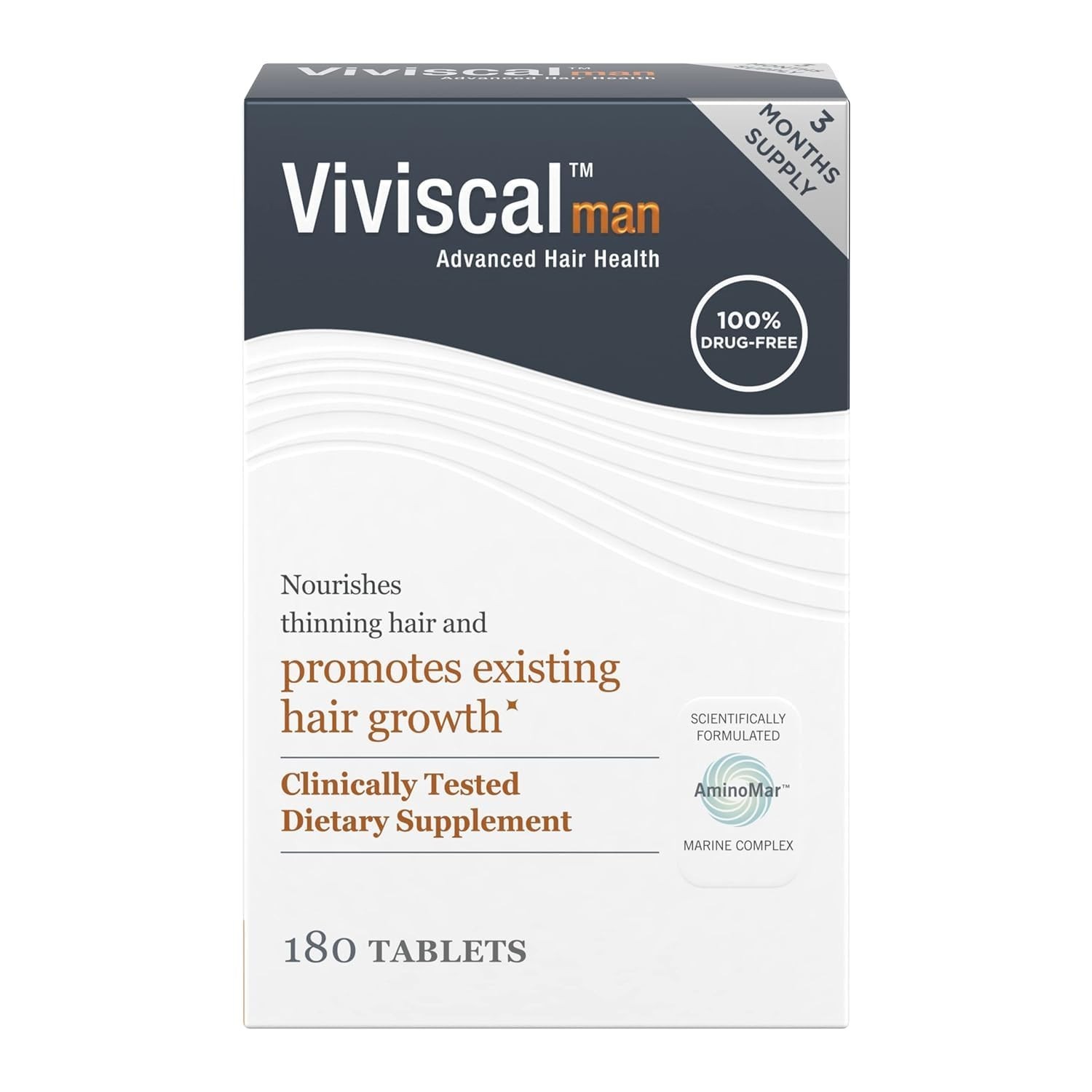 Viviscal Men’s Hair Growth Supplements 180 Tablets – 3 Month Supply