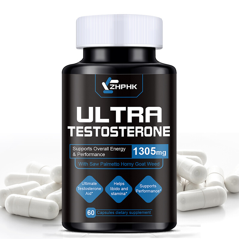ULTRA Testosterone Booster for Male – Energy Muscle Growth Strength Desire 60pcs