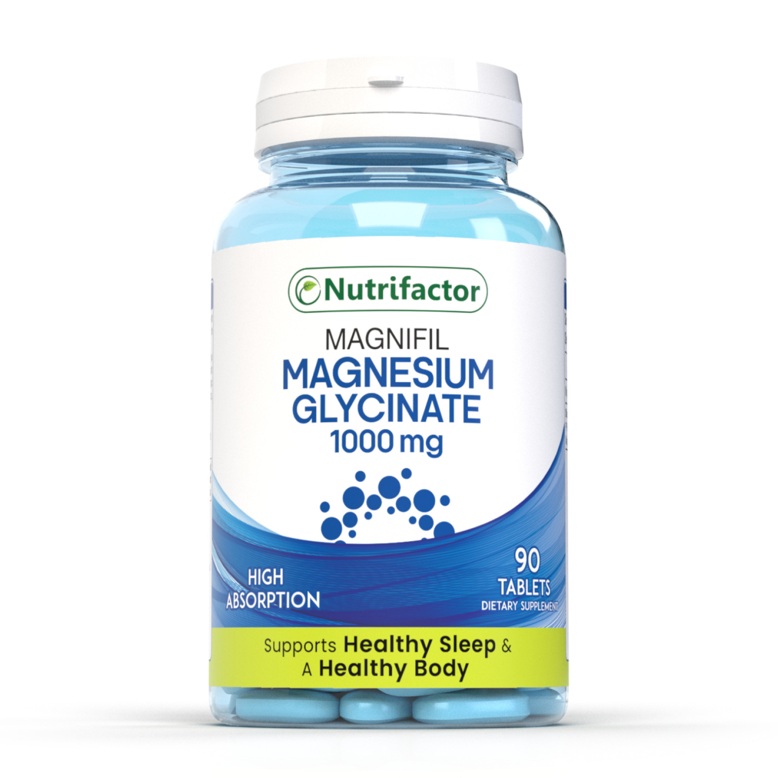 Magnesium Glycinate 1000 mg – 90 Tabs – Imported, Limited Edition