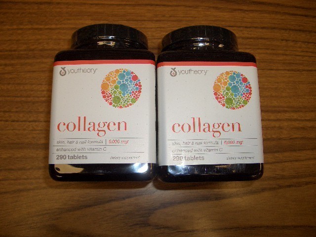 2-Youtheory Collagen Enhanced Formula -Skin,Hair, Nail-6000 mg 290 Tablets 12/28