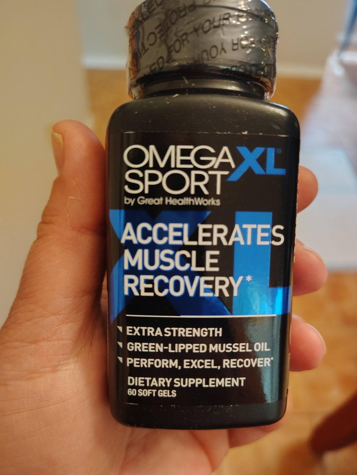 OmegaXL Sport Extra Strength Muscle Recovery Supplement and Respiratory Support
