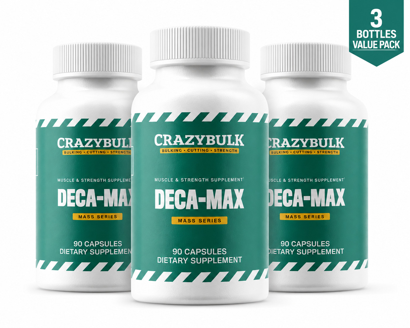 CRAZYBULK DECA-MAX | Natural Anabolic Body Building Supplement Pack of 3