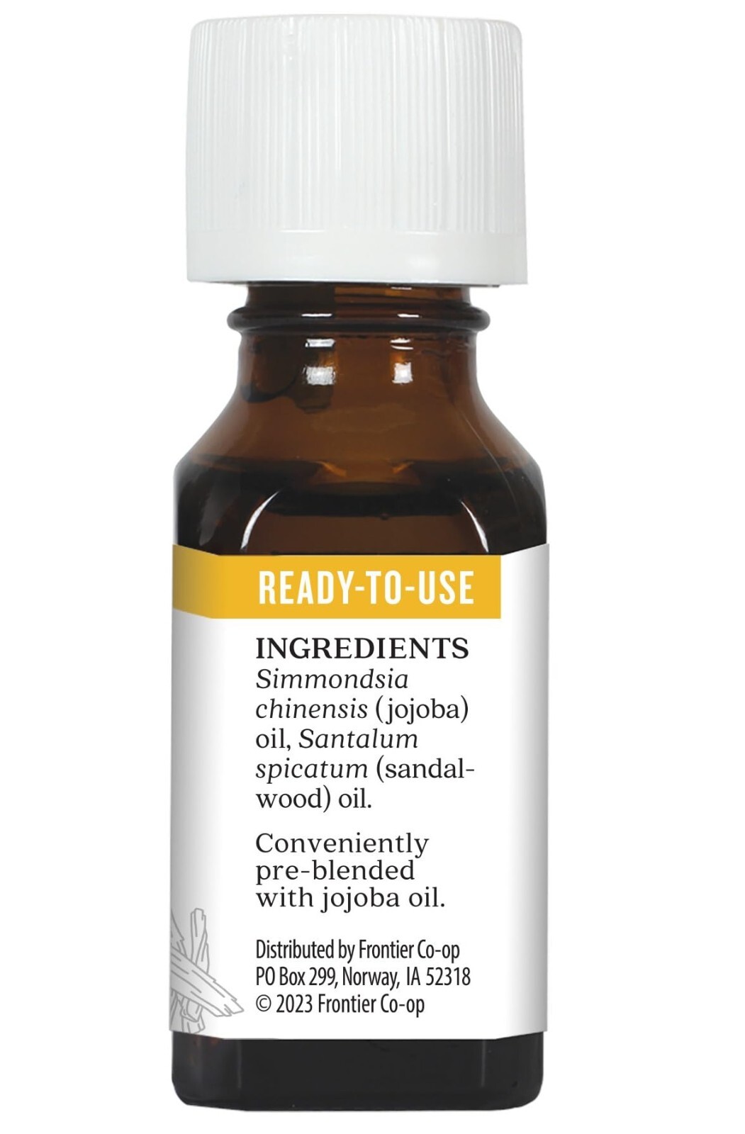 Aura Cacia Sandalwood in Jojoba Oil – 0.5fl oz