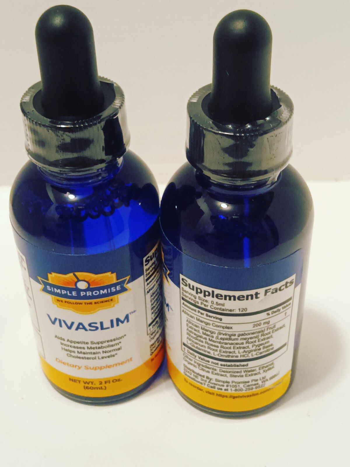 Simple Promise Vivaslim 2 oz / 60 mL – (2packs) Sealed! Viva Slim! Exp 10/2028