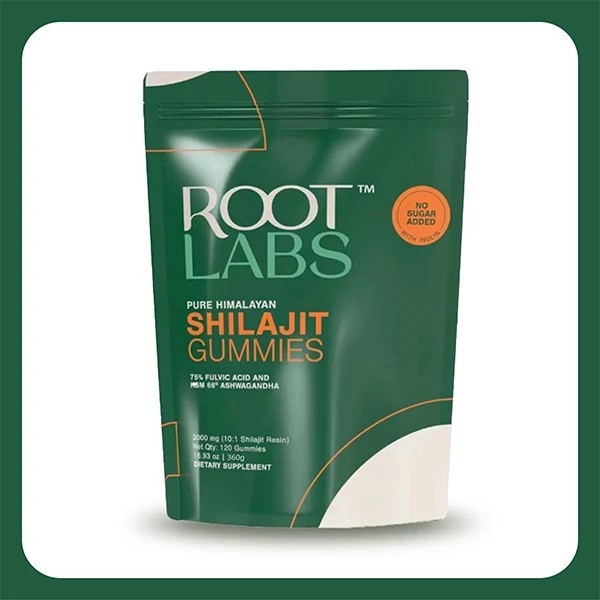 Root Labs 3000 mg Pure Himalayan Shilajit Gummies – 120 Gummies