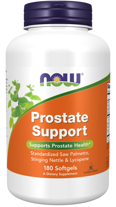 Now Foods Prostate Support 180 Softgels GMP Quality Assured 09/27EXP