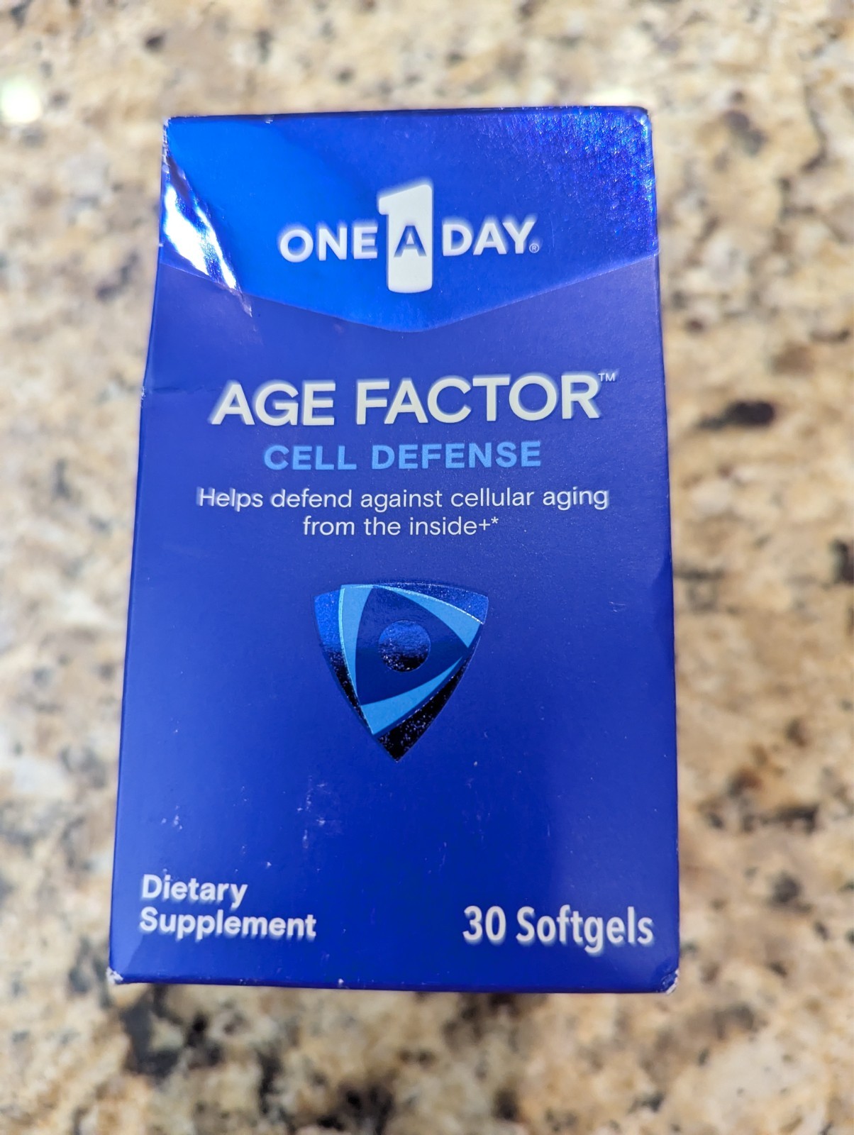 One A Day Age Factor Cell Defense Supplement 30 softgels exp: 03/2026