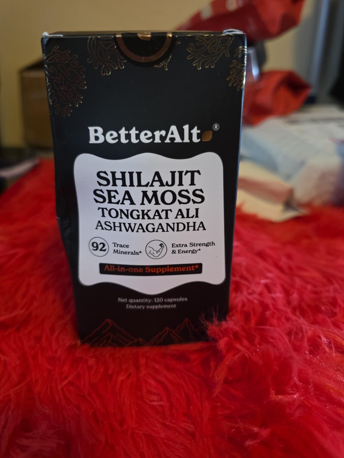 BetterAlt Shilajit Sea Moss 92 Trace Minerals ~ 120 Caps