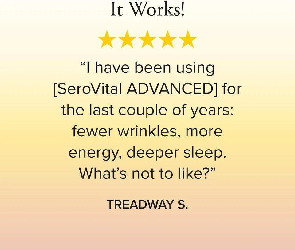 SeroVital Advanced 120 Tablets + 60 Tablets 30 Day Supply (SALE END’S TONIGHT)