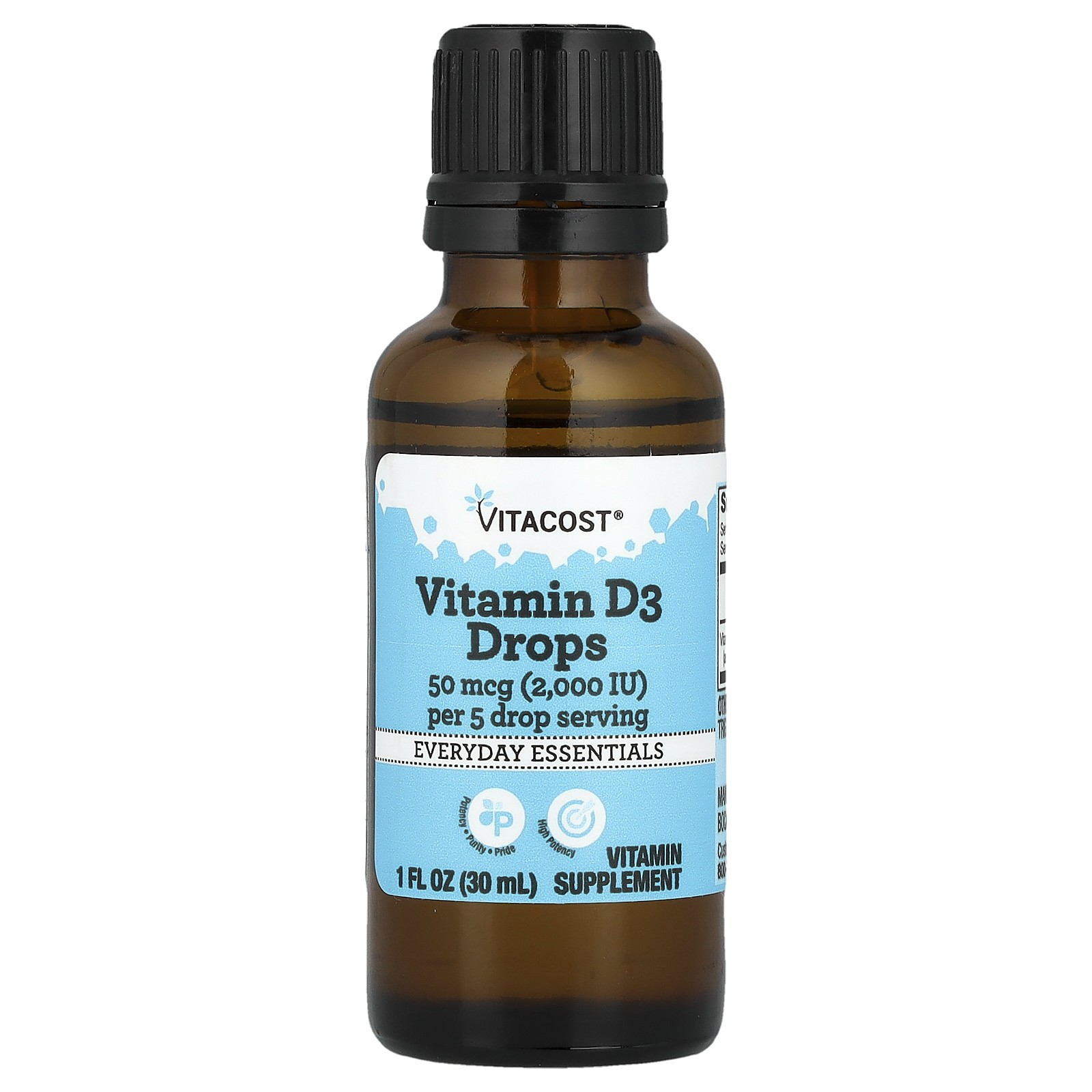 Vitamin D3 Drops, 1 fl oz (30 ml)