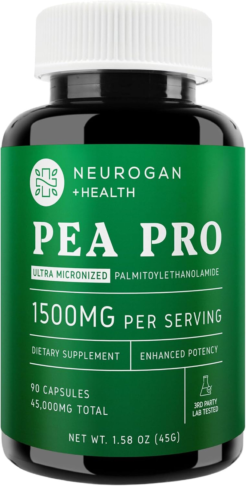 Ultra Micronized Palmitoylethanolamide (Pea) Supplement – 1500 MG per Serving…
