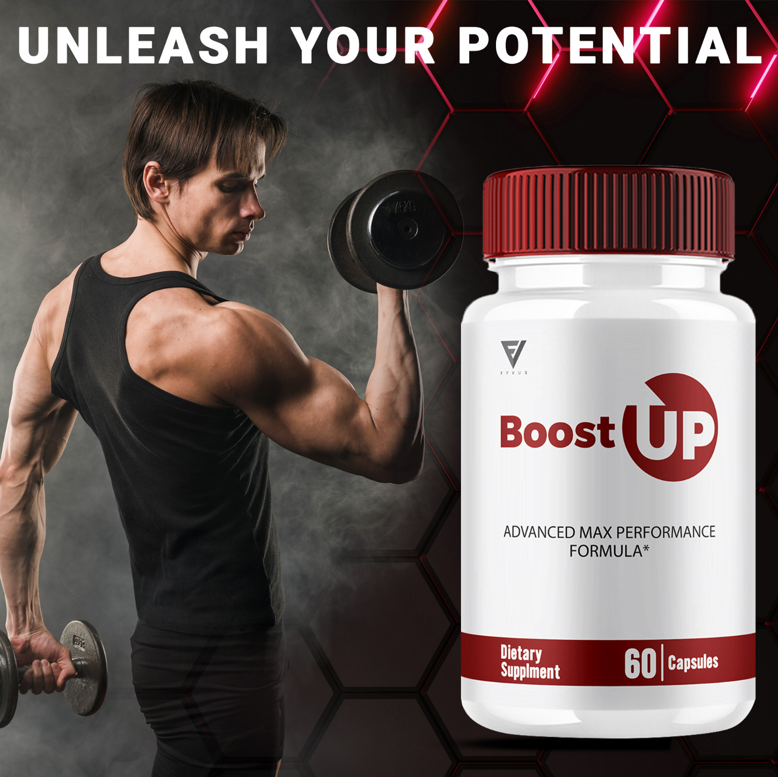 Boost Up Pills, Boost Up Advanced Formula for High Drive (60 Capsules)