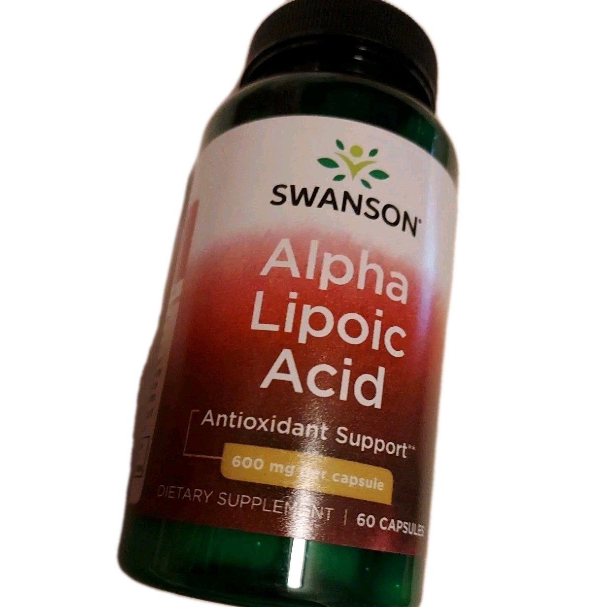 Swanson Alpha Lipoic Acid 600 mg Capsule 60ct Exp 9/26 Health Supplement Brain
