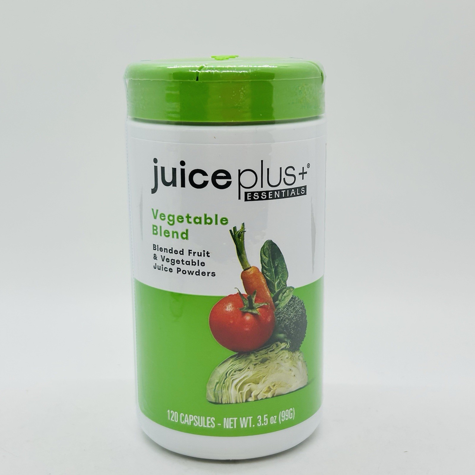 Juice Plus + VEGEGATLE BLEND Blended Fruit & Veg Juice Powders 120 Caps 03/26