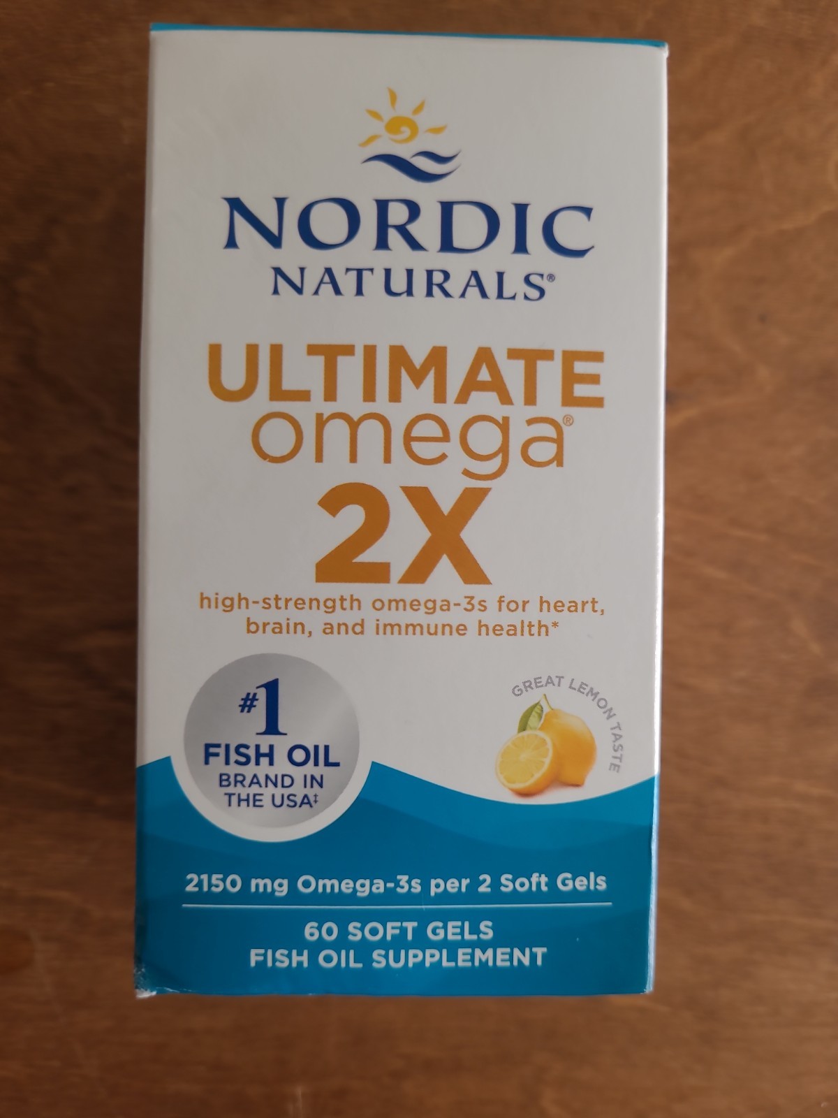 Nordic Naturals Ultimate Omega 2X 3150mg Omega 3 – 60 Softgels. Exp: 2028