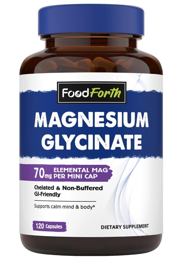 Magnesium Glycinate, 70mg Elemental Mag Per Mini Cap, Chelated 4 Max Absorption