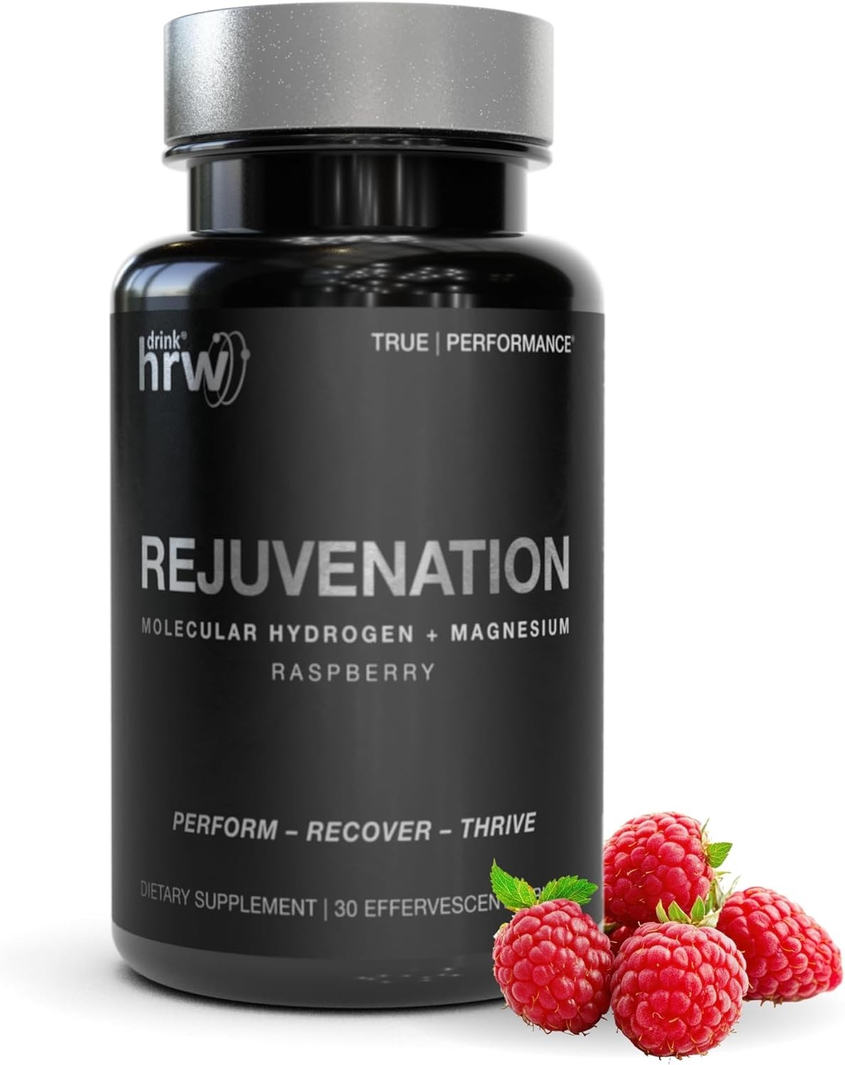 DRINK HRW Rejuvenation Molecular Hydrogen Water Tablets: 12 ppm H2, Patented, US