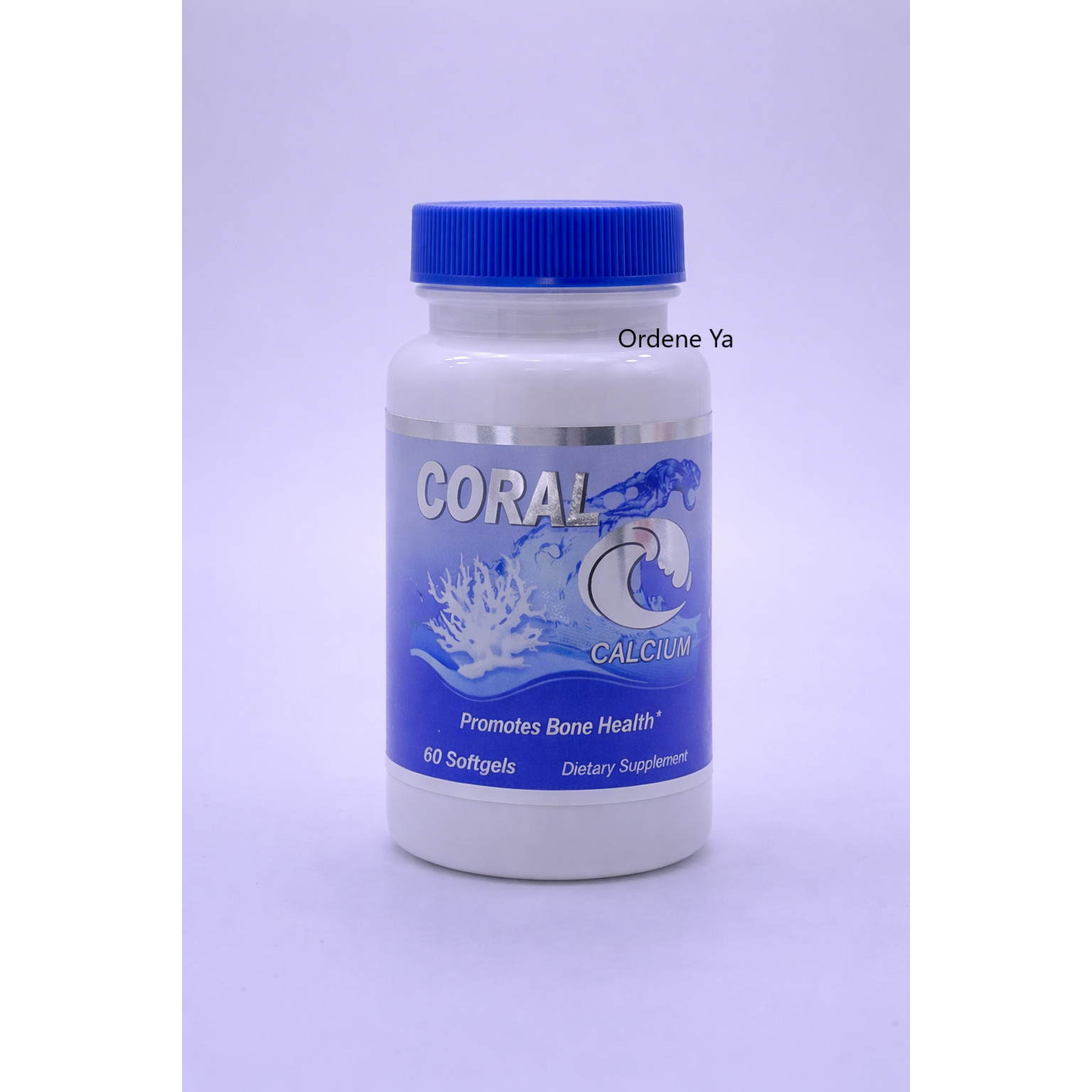 Coral Calcium Promotes Bone Health Support Supplement 1 Bottles 60 Capsule