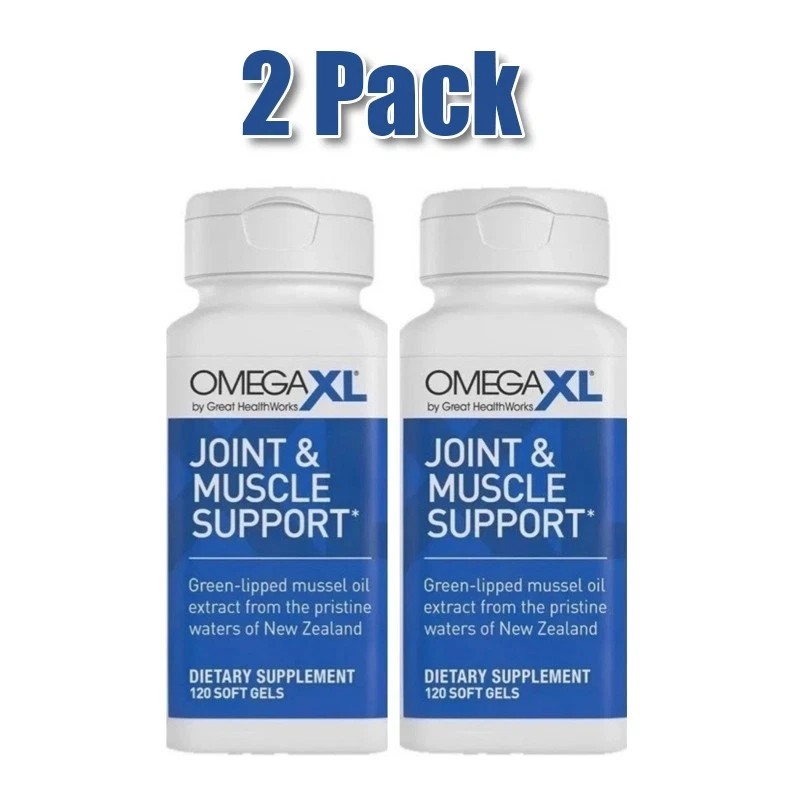 2 XL Package Omega 120 Caps-Green Lipped Mussel Omega-3