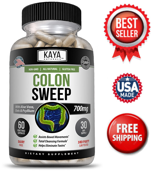 Detox Colon & Body Cleanse Maximum Strength Cleansing Diet Weight Loss Pills