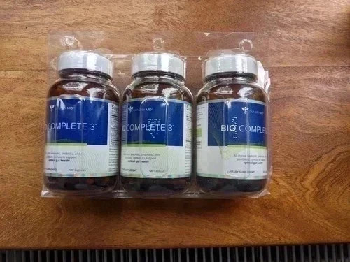 New Sealed Gundry MD Bio Complete 3 Pack of Plastic Bottles 180 Caps, Exp 2028