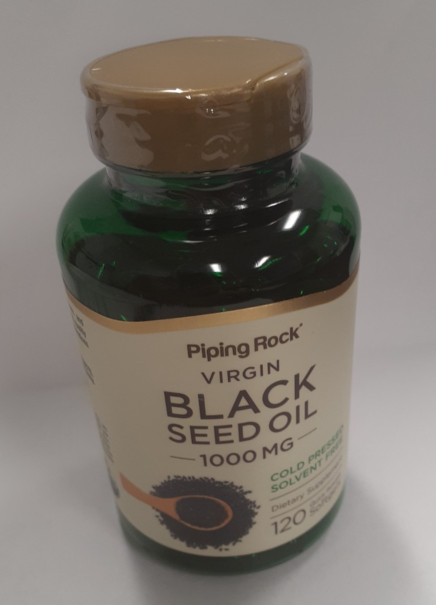 Black Seed Oil Pills 1000mg 120 Softgels by Piping Rock Product 14361