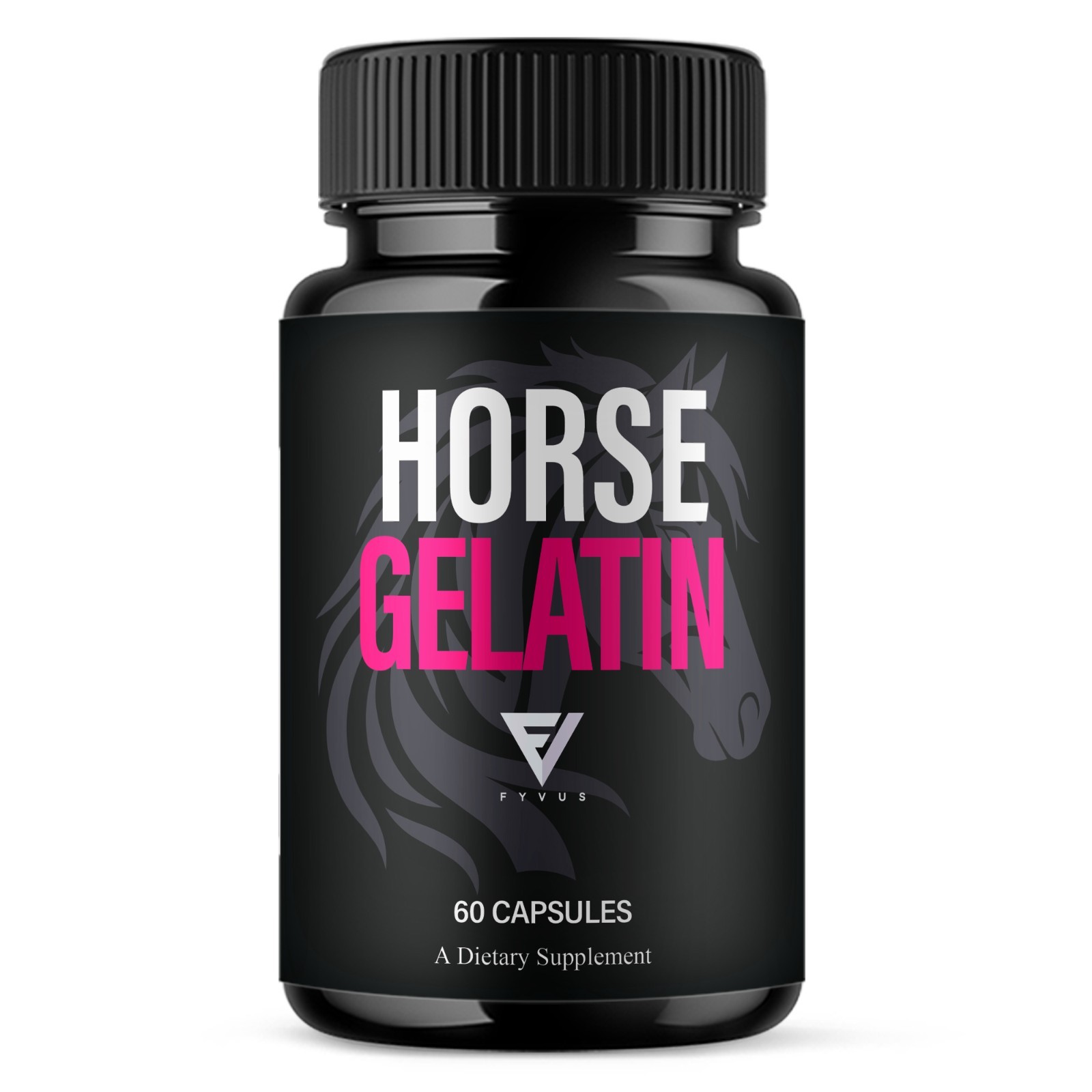 Horse Gelatin Performance Capsules, Horse Gelatin Pills (60 Capsules)