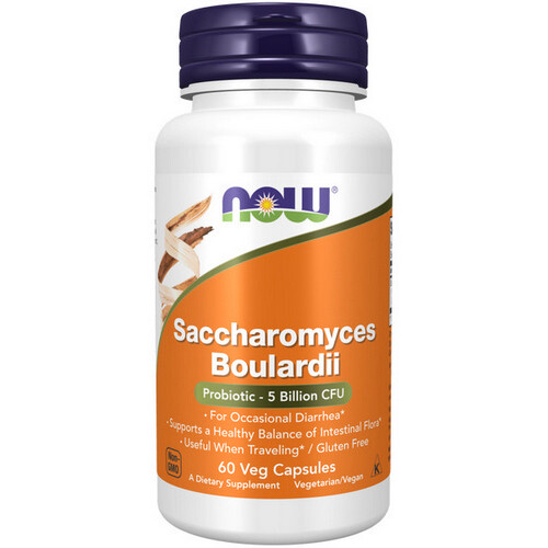 Saccharomyces Boulardii Gastrointestinal Support 60 Vcaps By Now Foods