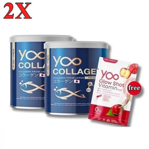 2X YOO COLLAGEN Skin & Health Soften Moisturize Skin For All Ages 110,000mg.