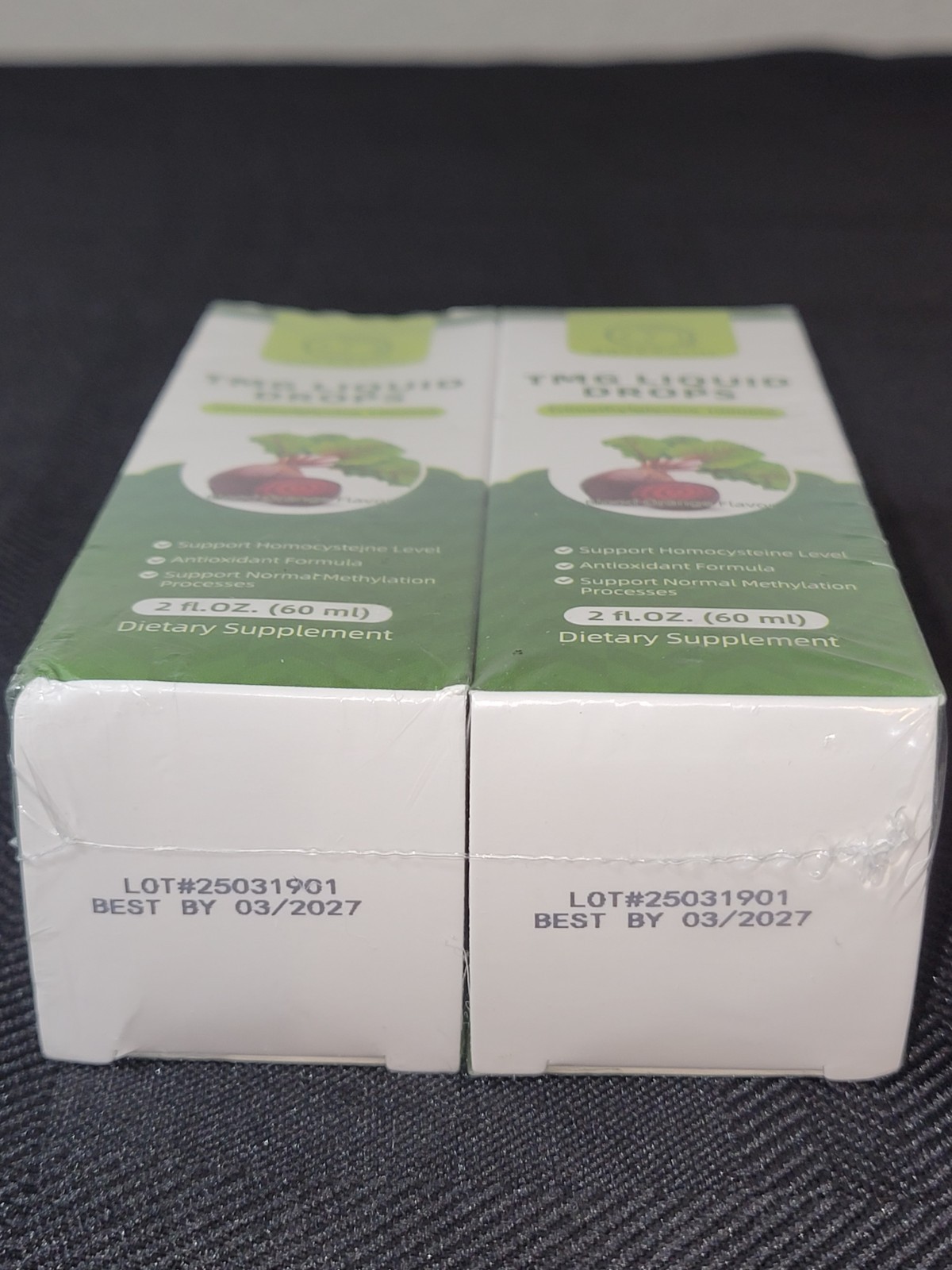 Pack of 2 – TMG (Trimethylglycine) Supplement Liquid Drops 1000MG (2 fl oz Each)