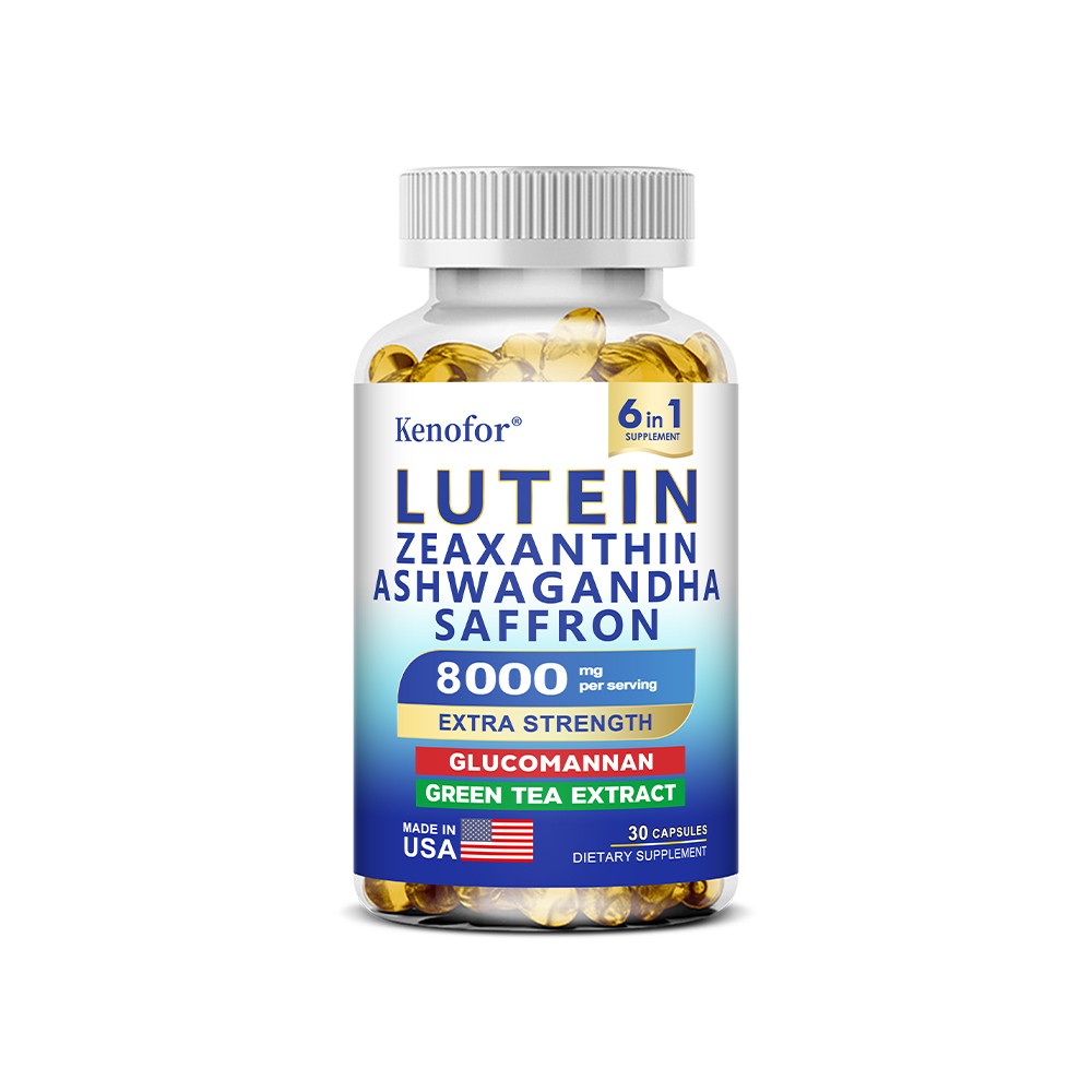 Lutein And Zeaxanthin Supplements 8000MG Eye Vitamin With Saffron For Eye Health