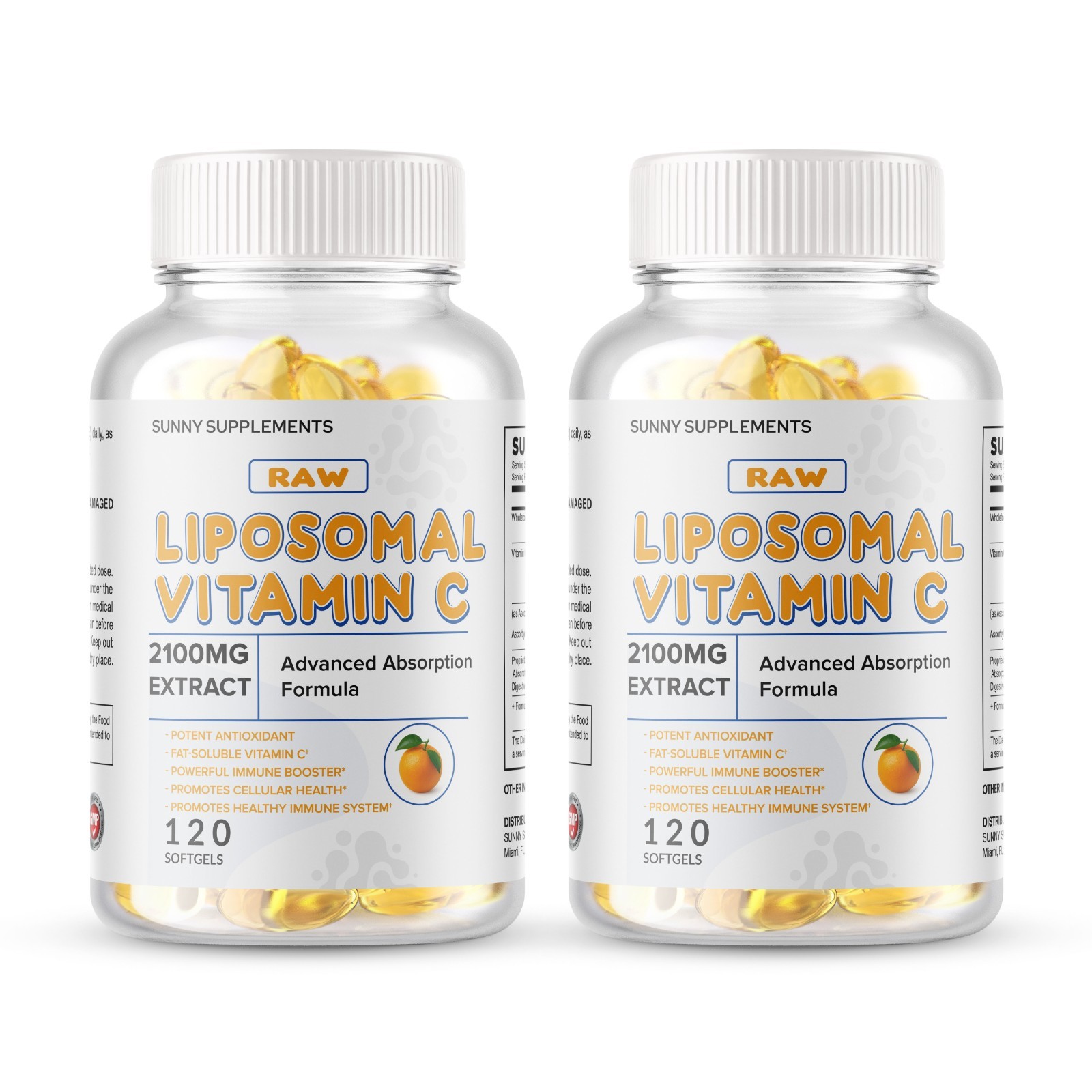 Liposomal Vitamin C 2100mg 240 Capsules High Absorption Ascorbic Supplements US
