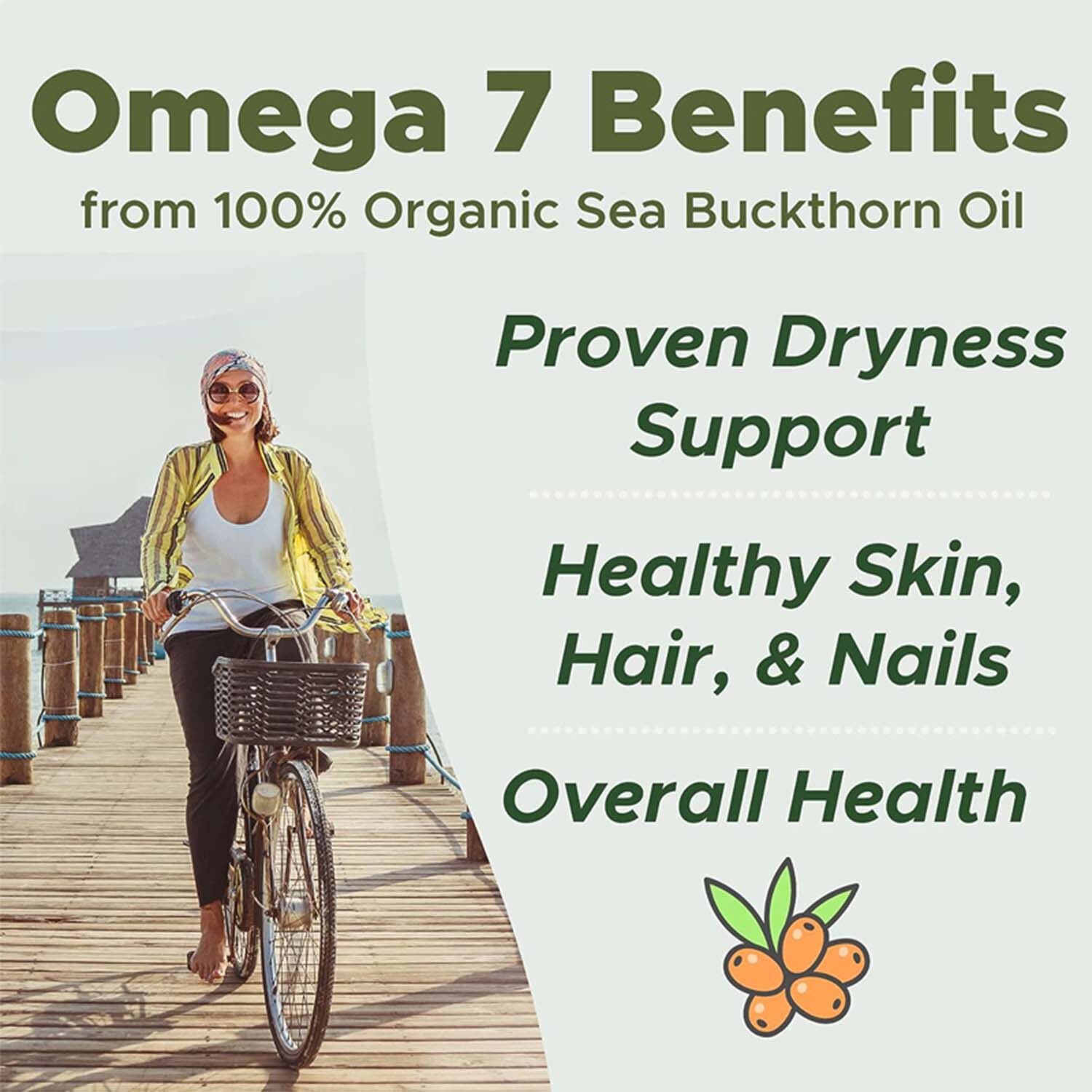 Omega-7 Complete – with Organic Sea Buckthorn Oil, Anti-aging, Antioxidant