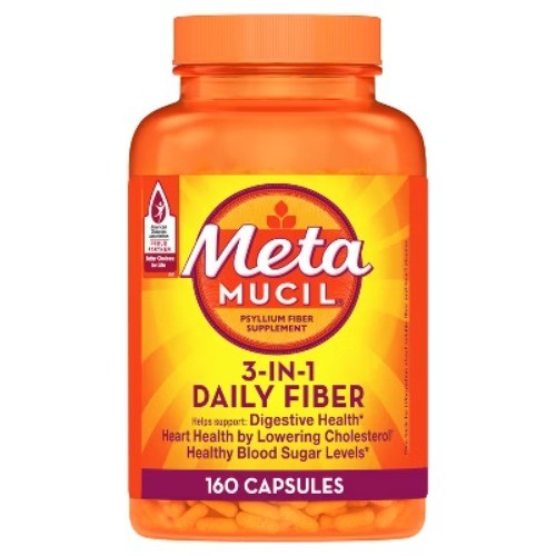 Friendly Fiber Supplement – Capsule – 1.8g Fiber Per Serving – 160ct