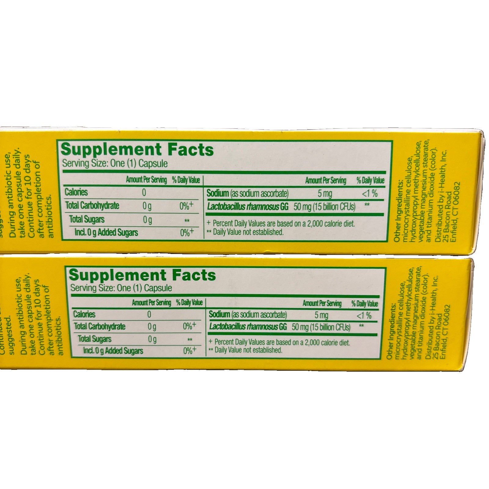 2-PACK Culturelle Probiotics Health & Wellness – 30 Capsules Each Exp 01/27+