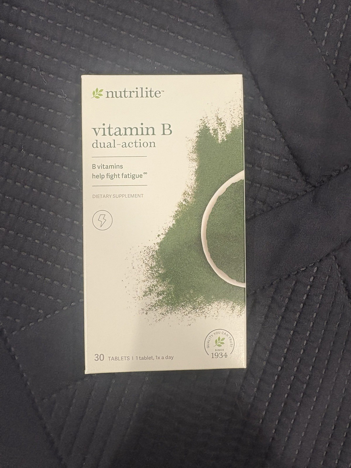 Nutrilite Vitamin B Dual-Action Dietary Supplement – 30 Tablets – New Sealed