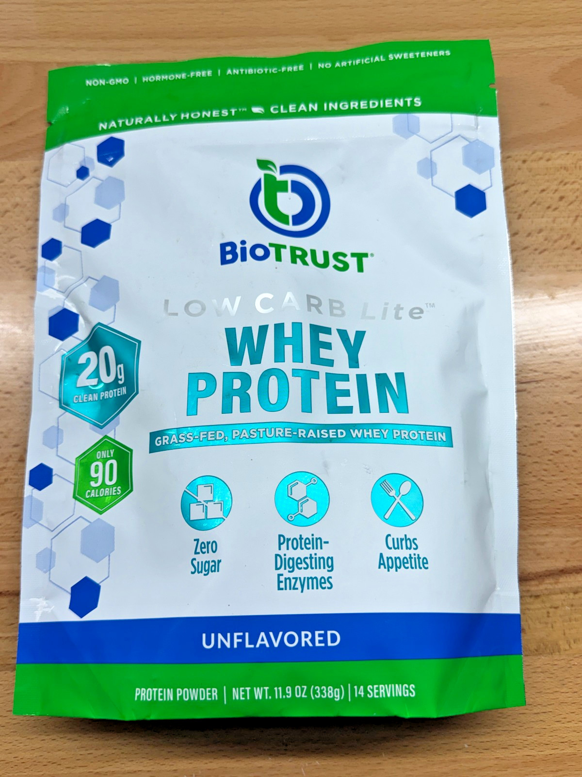 Biotrust Low Carb Lite Whey Protein Powder Unflavored – 11.09oz
