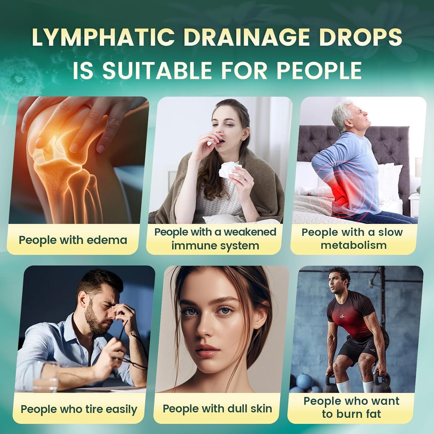 Lymphatic Drainage Drops Liposomal Immune Cleanse Support / Drenaje Linfatico