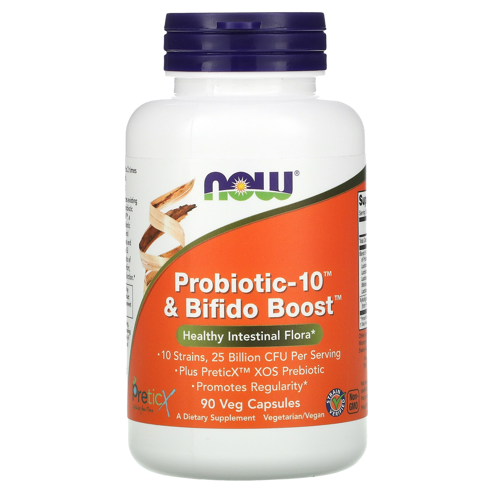 Probiotic-10 & Bifido Boost, 25 Billion, 90 Veg Capsules (8.33 Billion Per
