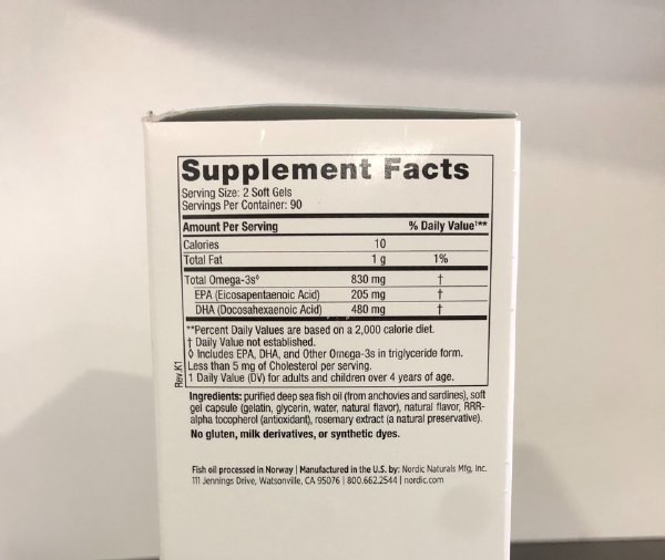 Nordic Naturals DHA, 830 mg, Strawberry Flavor, 180 Soft Gels, Exp 10/2026
