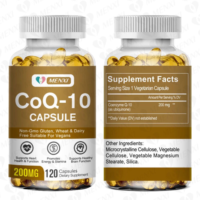 CoQ10 200 mg 240 Veg Capsules GMP Quality Assured Vegan Vegetarian Heart Health