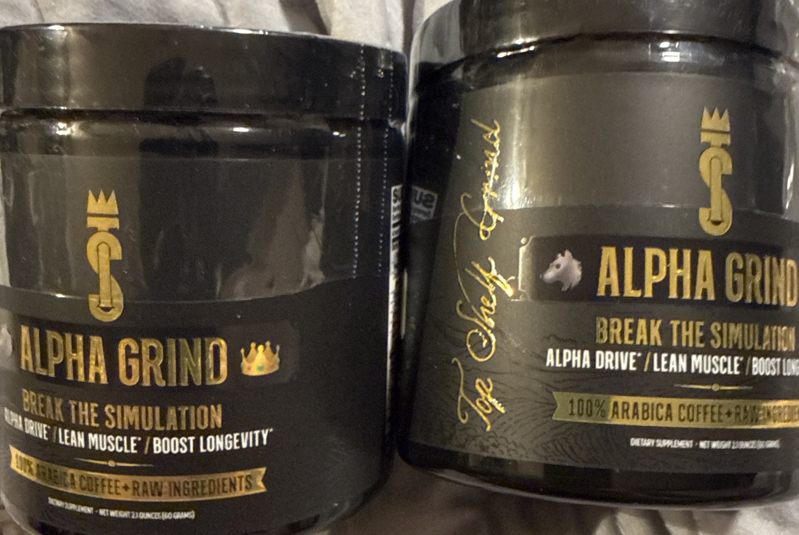 2-Alpha Grind – Instant Maca Arbica Coffee for Men 2.1 oz NEW & SEALED Exp 6-27