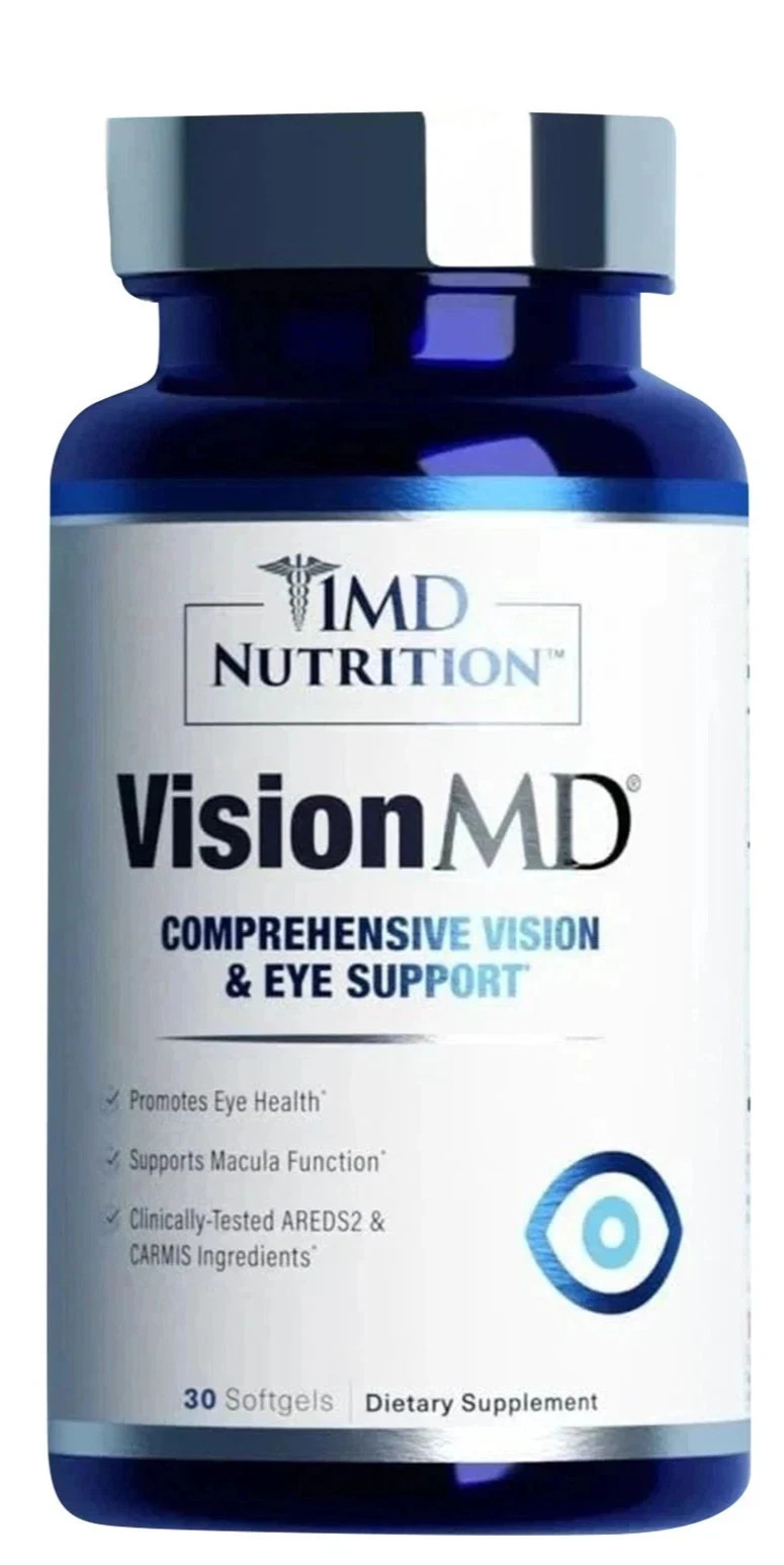 1MD Nutrition Vision MD Eye Vitamin CARMIS Eye Supplement 30 Softgels ﻿