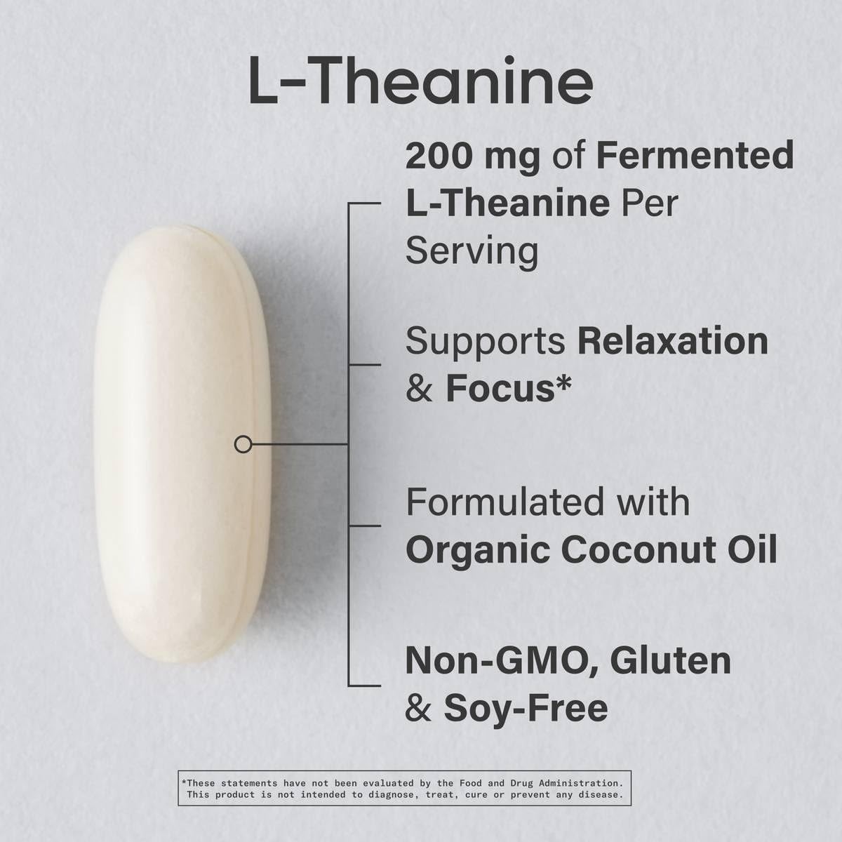 Sports Research Double Strength L Theanine 200mg 60 Softgels