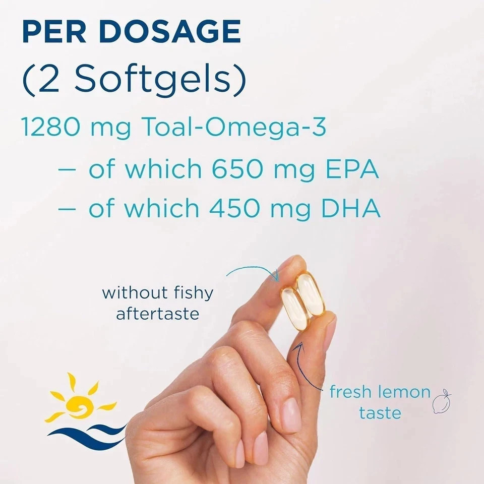 3 Pack Nordic Naturals Ultimate Omega Fish Oil – 1280 mg Omega-3 – 540 Soft Gels