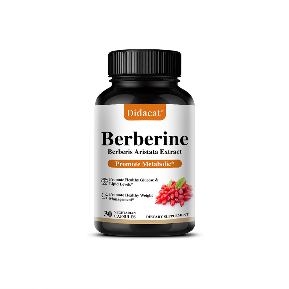 Berberine Supports Cholesterol Heart Brain And Digestive Function Healthy 30-120