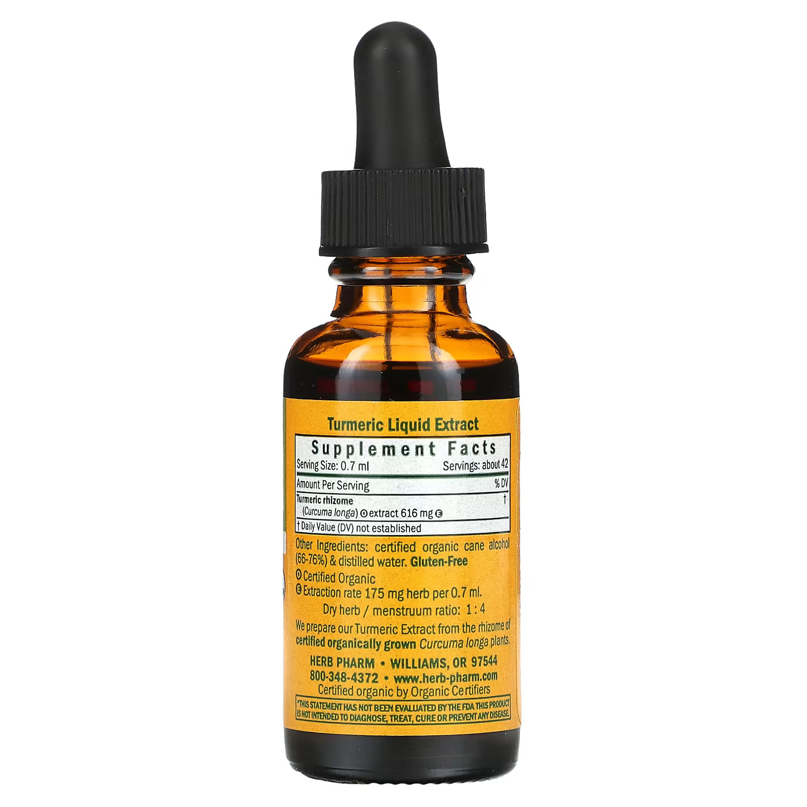 2 X Herb Pharm, Turmeric, 1 fl oz (30 ml)