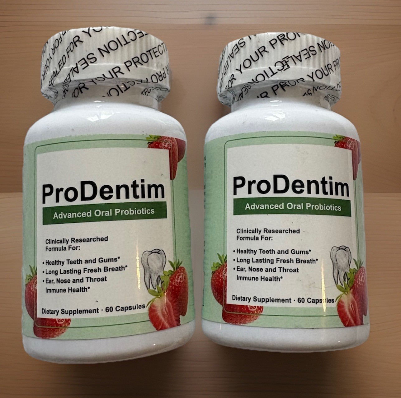 2x ProDentim Advanced Oral Probiotics 60 Capsules (120 Total) ***Exp 8-2026