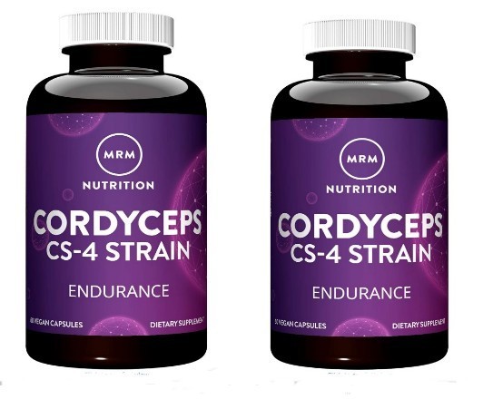 MRM Nutrition CORDYCEPS CS-4 Mushroom extract 750 mg Twin Pack 60+60 capsules